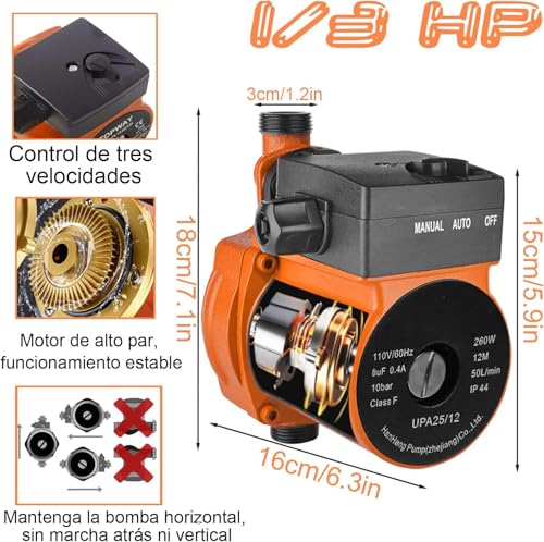 Bomba de agua 3hp 6 Imagen adicional