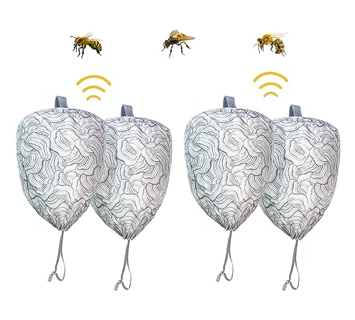 Plai Wasp Repellent for Outdoor Areas Weather Resistant Decoy False Wasp Nests Garden Wasp Deterrent No More Wasp