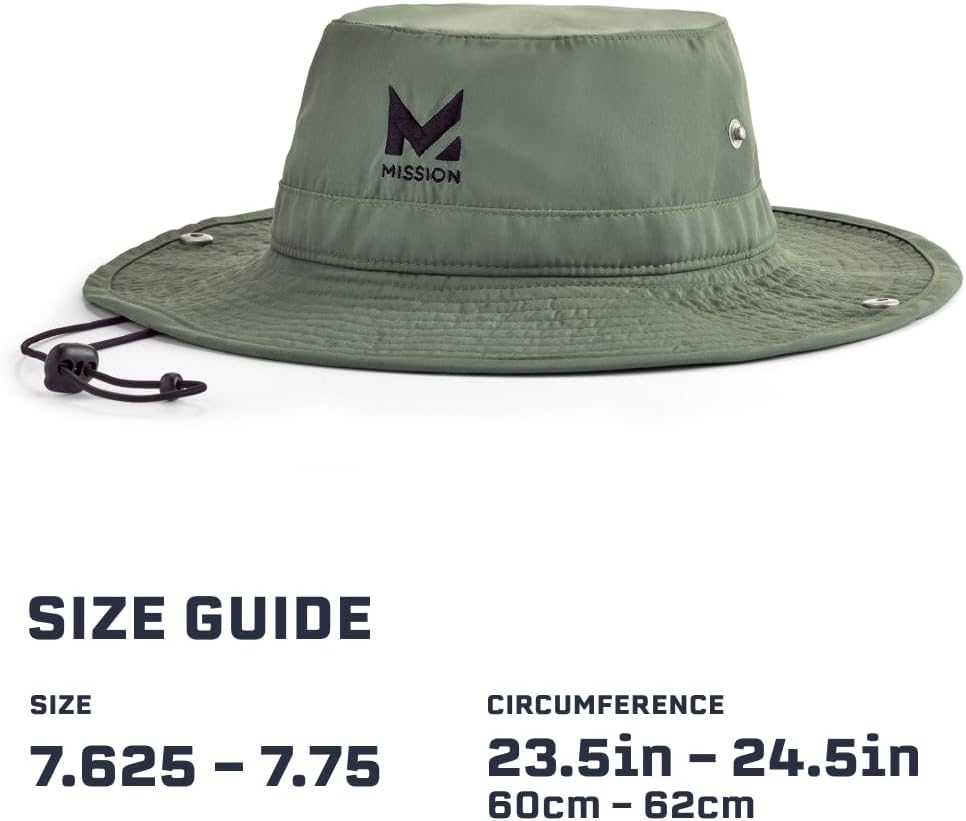 MISSION Cooling Bucket Hat - Unisex Wide-Brim Hat for Men & Women - Lightweight, Foldable & Durable - Cools Up to 2 Hours - Image 3