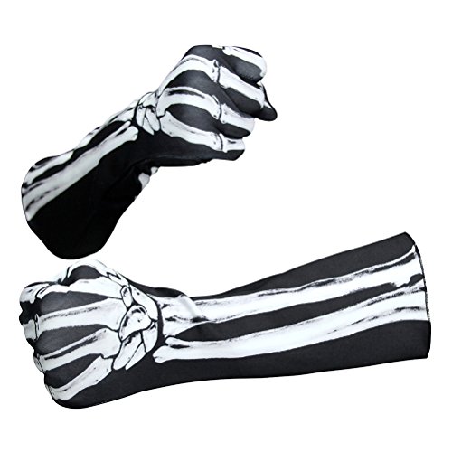 Guantes de esqueleto BESTOYARD de 45 cm ideales para fiestas de Halloween y cosplay de terror