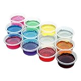 KAYLAN Crystal Clay Soft Slime Magic Mud Toy 12 Tins with 12 Color Pack of 1