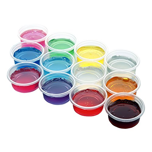 KAYLAN Crystal Clay Soft Slime Magic Mud Toy 12 Tins with 12 Color Pack of 1