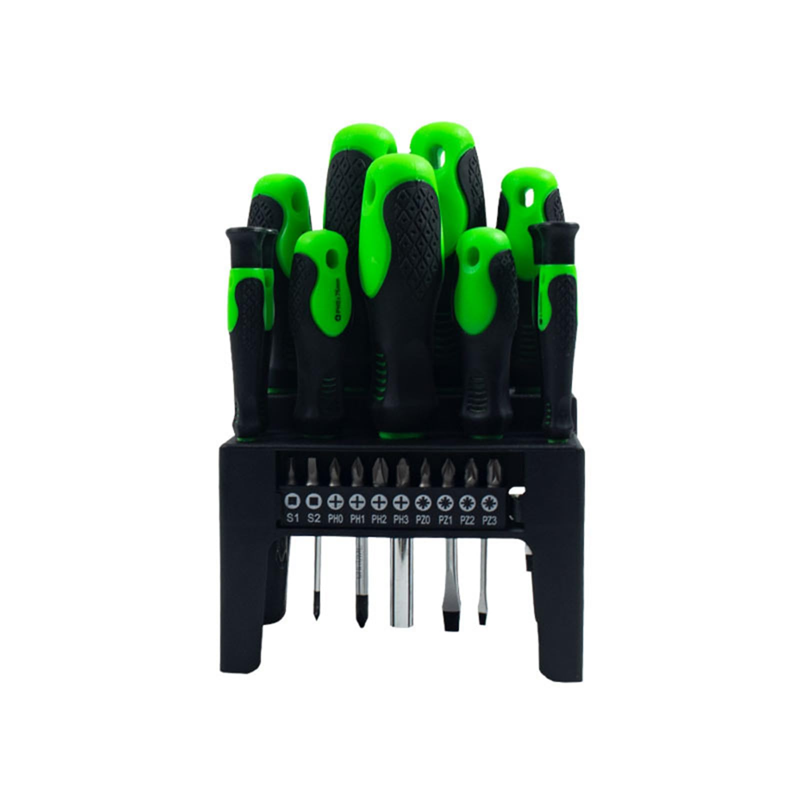 12Piece Professional Tool Multiple Bits Comfortable Grip Box for Electronics Maintenance Manual Tool