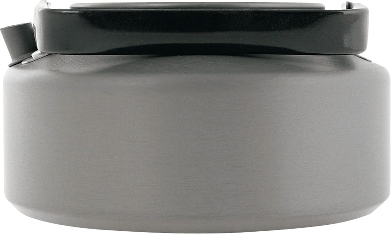 Kakusee GO-07 Camping Kettle, 0.3 gal (1.0 L), Diameter 5.5 inches (14 cm) x Height 5.2 inches (13.3 cm), For Direct Fire, Hard Anodizing, Stable, Fast Boiling, Wide Bottom Shape, Pouch Included