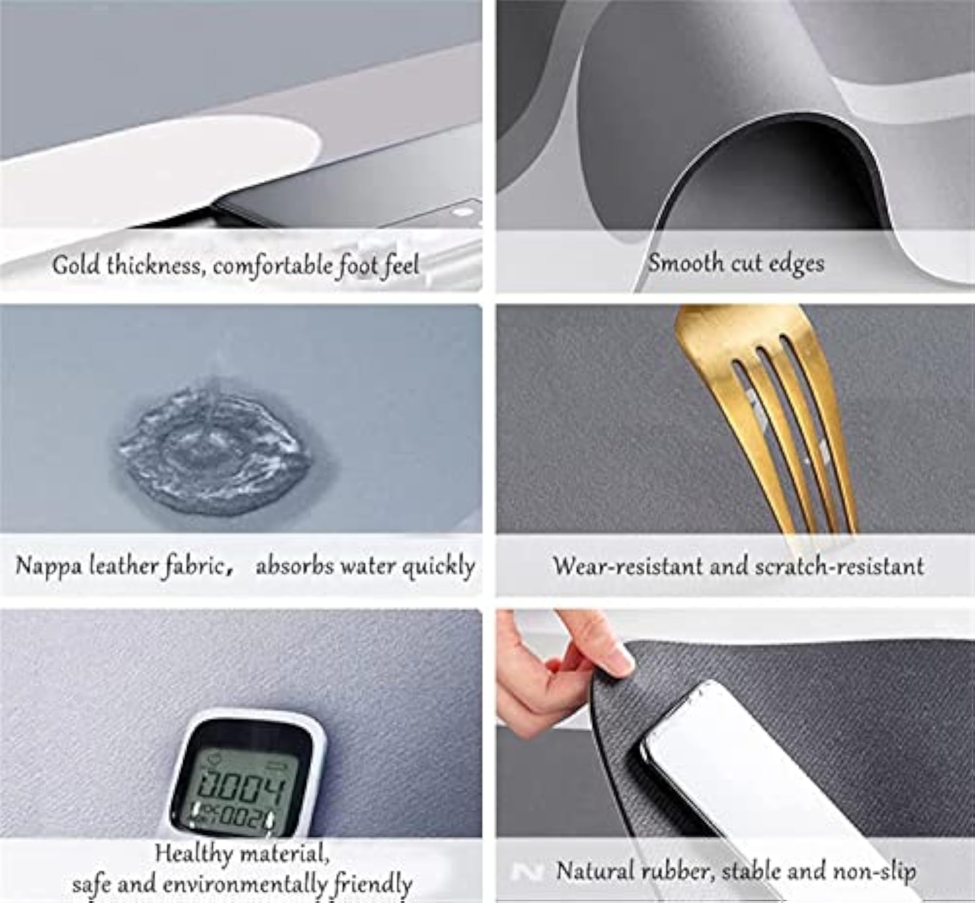 Absorbent Floor Mat, Silicone Quick Dry Bath Shower Mats