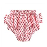 Landofgenie Windelüberzug für Erwachsene, wiederverwendbar, waschbar, elastischer Bund, Unisex, Erwachsene, Rot (Red Candy), Größe S