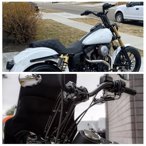 Guidon riser moto pullback pour optimiser votre position sur Softail et Dyna