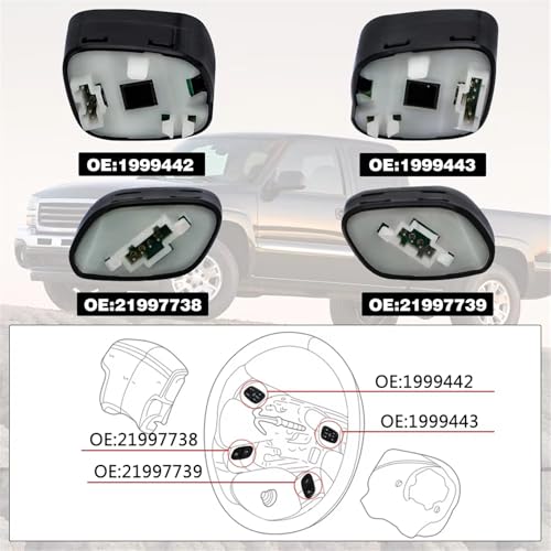 Bouton-Poussoir de Volant : Réparer Commande Bloquée Oldsmobile Bravada