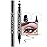 evpct 1Pcs Purple Colored Winged Eyeliners Stamp, Purple Stars Face Stamps Makeup Eyeliner Eye Stamp Liners Tool Set Kit for Women Waterproof, Wing Eyeliner Stamp Figures Tool Wingliner Shapes, 05