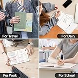 AUTEMPO A5 Journal Notebook Lined, Hardcover Note Book Leather Journals for Women, 192 Pages Notebook, 100gsm Lined Paper, for Men Work Office School,14.5 x 21cm, Rose Gold - Image 8