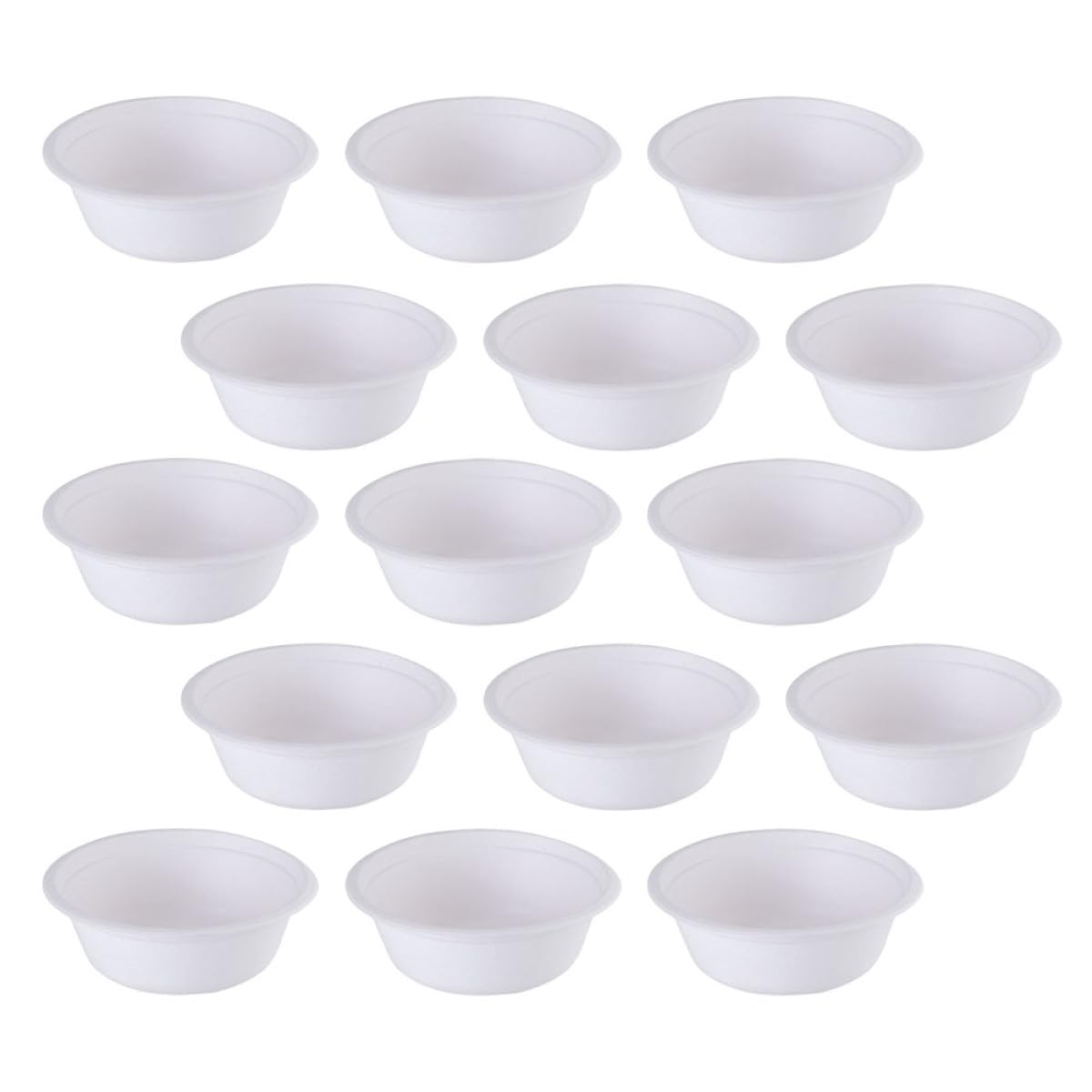Bols jetables en papier blanc épais à peindre pour activités créatives enfants Lot de 50