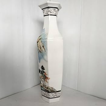 花柄の中国風二重壺 高さ約56cm Amazon.co.jp: 中国陶器大壺「江天帆影辛亥年仲夏」中山出品（高