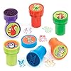 Baker Ross zelfkleurende stempel”bosdieren” als grappig speelgoed voor kinderen tegen een gunstige prijs – perfect als kleine party-verrassing voor kinderen met Halloween (10 stuks)