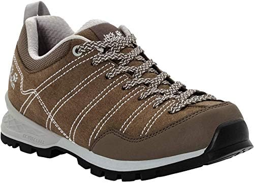 Jack Wolfskin Women's Scrambler Low Waterproof Hiking Shoe, coconut brown/Light Grey, US Women's 8 D US | Image 3