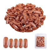 2 Packs of 100pcs Replacement Refill Nails Tips for Flexible Nail Training Hand