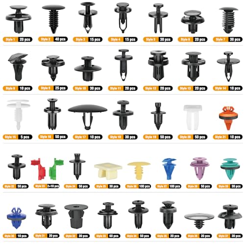image for GOOACC 1295Pcs Car Retainer Clips and Auto Fasteners Assortment-36 Mos
