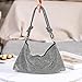 Covelin Womens Fashion Shiny Diamond Handbag Tote Shoulder Evening Bag Black