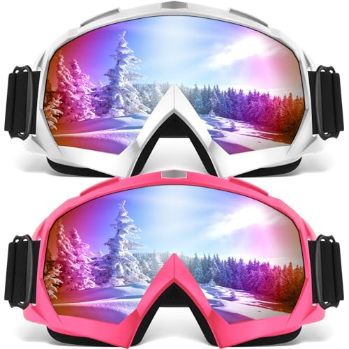 YENPK OTG Ski Goggles with UV400 Protection