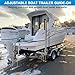 VEPURLT Adjustable Boat Trailer Guide-on Alloy Steel Boat Trailer Side Roller Guides System