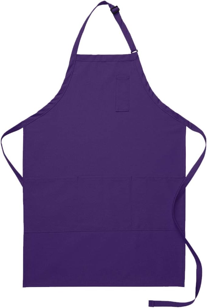 DayStar Apparel 224 Three Pocket Butcher Apron w/Pencil Pocket
