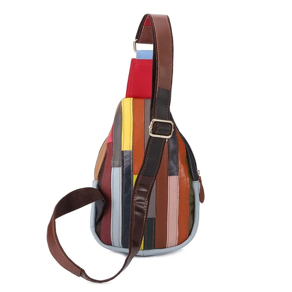 Bolso de hombro para mujer Bolso de viaje de moda Bolso de hombro de cuero Marrón