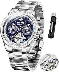 G3280: Silver band & blue dial