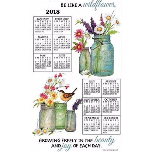 2018 Wildflowers Towel Calendar