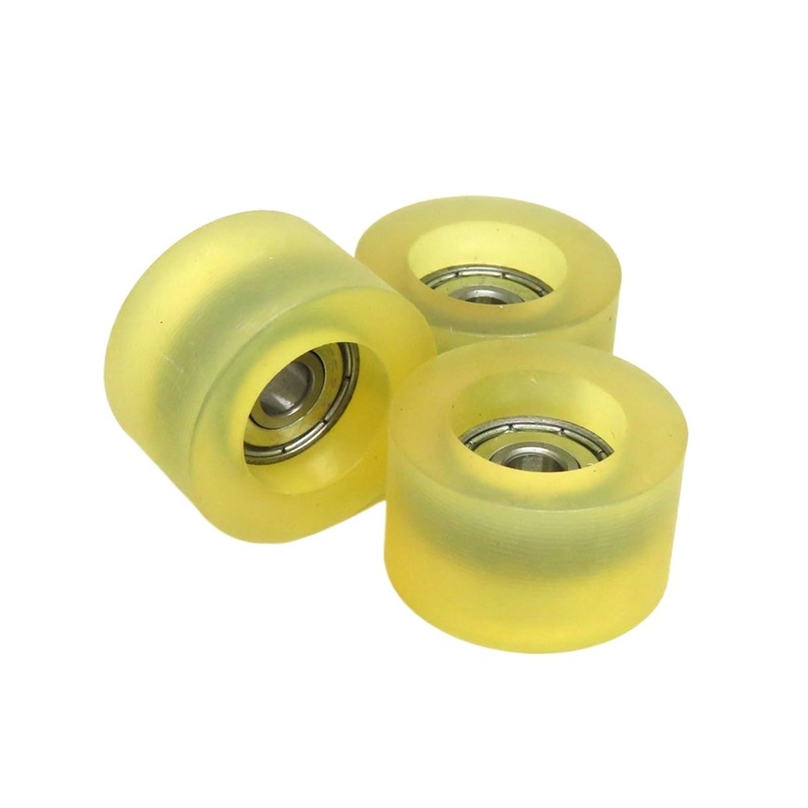 MXXDMOPD 1PCS Outer Diameter 30mm Nylon and PU Coated Roller with 626 Bearing 6x30x18mm Plastic Rubber Pulley Sliding Door(PU62630-18 PU)