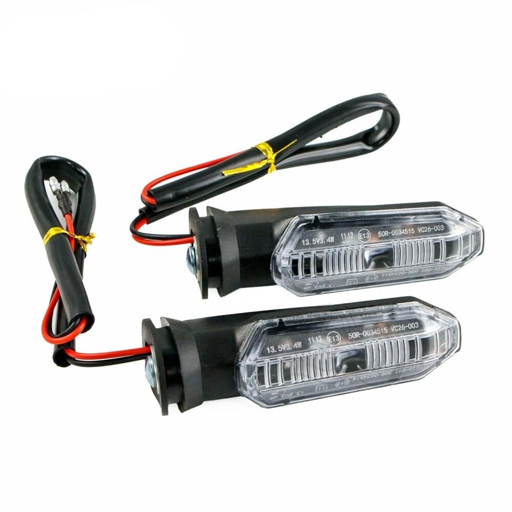 Kennzeichenträger-Set für CRF250L/CRF250L Rally (2013-2020)-Heckumbausatz inkl. LED-Rücklicht/Bremslicht,Blinker,Kennzeichenbeleuchtung & Heckkotflügel-Entferner, Heckaufräumfunktion (Transp.-Transp)