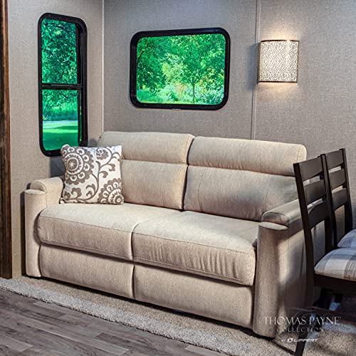 Thomas Payne 68" Norlina Rv Tri-Fold Sofa With Woven Fabric, Couch-To-Bed Conversion, Removeable Back, Easy Installation For Travel Trailers, 5Th Wheels And Motorhomes - 2020128771 #TOP6