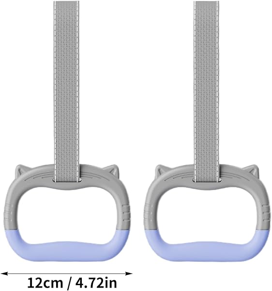 Anelli da ginnastica, strumento fitness versatile, anello regolabile per allenamento della forza, anello per trazioni, facile da installare, per casa, interni, esterni, allenamento calisthenics ed - 5