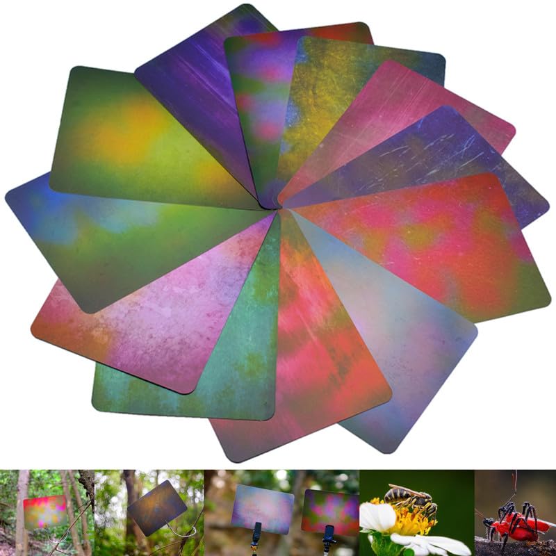 Guage Background Card Set for Macro Photography, 12 Pieces, 24 Colours (21 x 15 cm), Light-Absorbing Material, Ecological Blur Backgrounds for Macro Photography (A5 Sizes, 12Pc 24 Colours)