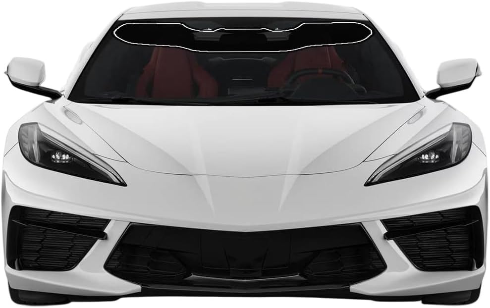 AUTOTEK Precut Window Tint Film for Chevy Corvette Coupe 2020-2026 Windshield Strip 05% VLT 2Ply Anti-Shatter, UV Block, Privacy Protection, Easy Install, No Trimming Needed,Heat & Glare Reduction