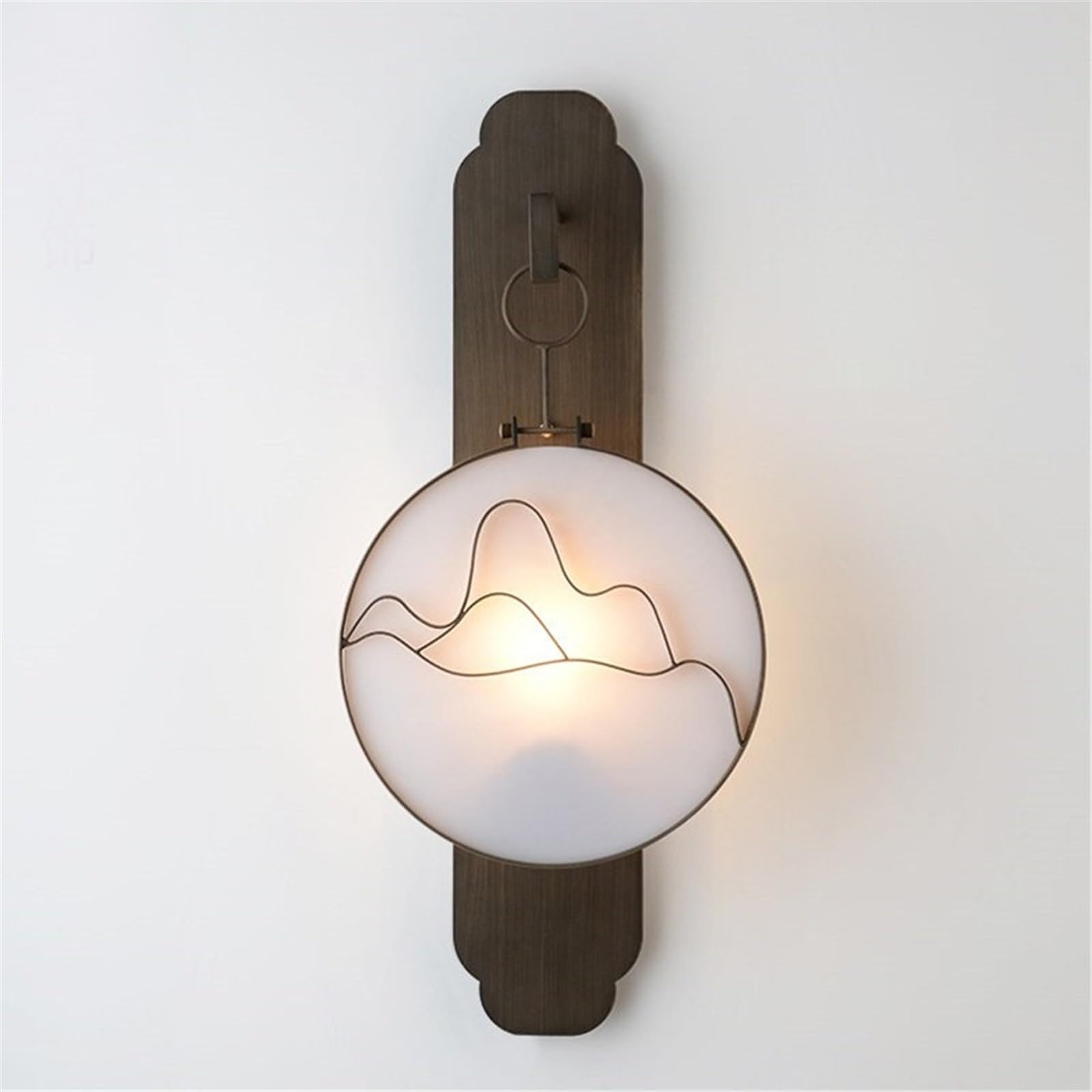 Interna Sconces Lampada da parete minimalista for hotel, apparecchi di illuminazione in ferro battuto