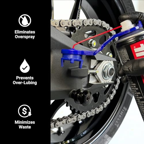 Oinker Motorrad-Kettenschmier-Applikator | Sauberes Kettenwachs, Kettenreiniger-Aufsatz | 525 Kettengröße