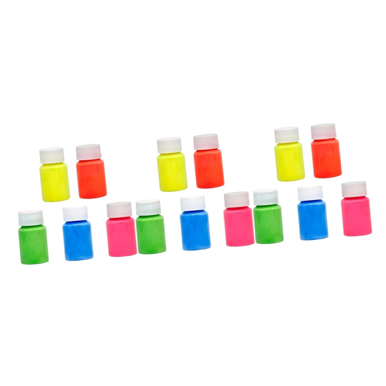 Uonlytech 3 Set Vernice Fluorescente Luminescente Neon Che Al Per E Arancione Blu Rosa 5 Pezzi*3