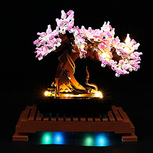 Kyglaring LED-Beleuchtungsset für Lego Bonsai Tree 10281 Building Kit - LED-Beleuchtungsset kompatibel mit Lego 10281 - Modell nicht enthalten (Standardversion) – Bild 3