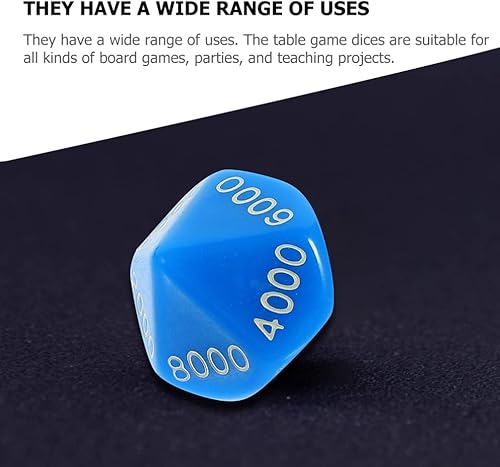 Miniatura 3 de Dados juguetes educativos 24 piezas de valor posicional de diez mil juegos de fiesta, juego de mesa, accesorios de juego de rol, accesorios de aula,