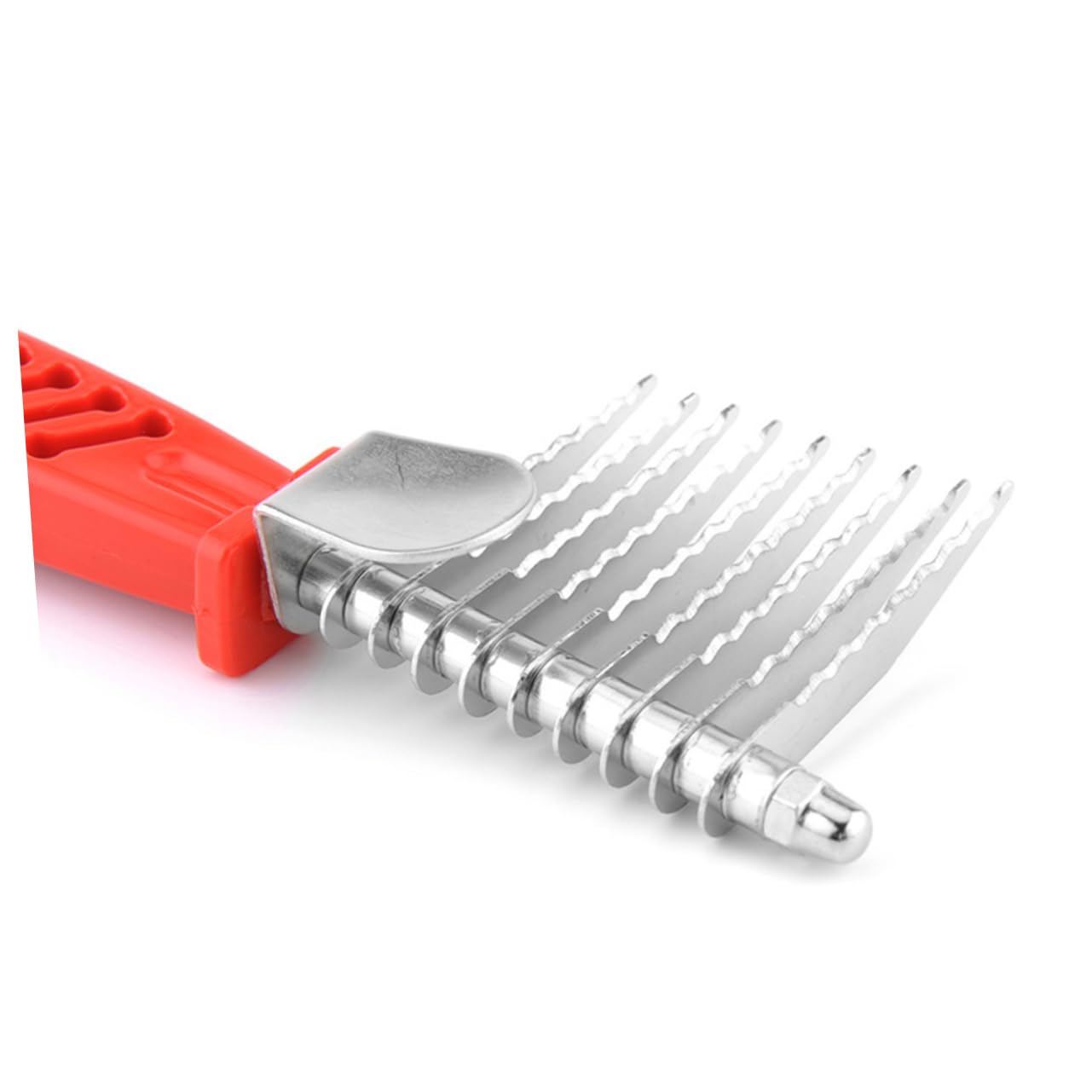 minkissy Pet Comb Brush Tool Pet Detangler Golden Retriever Dematting Tool for Dogs Pet Detangling Matted Tool Dog Grooming Comb Dog Pet Comb Dog Hair Brush Dog Comb Cosmetic Red