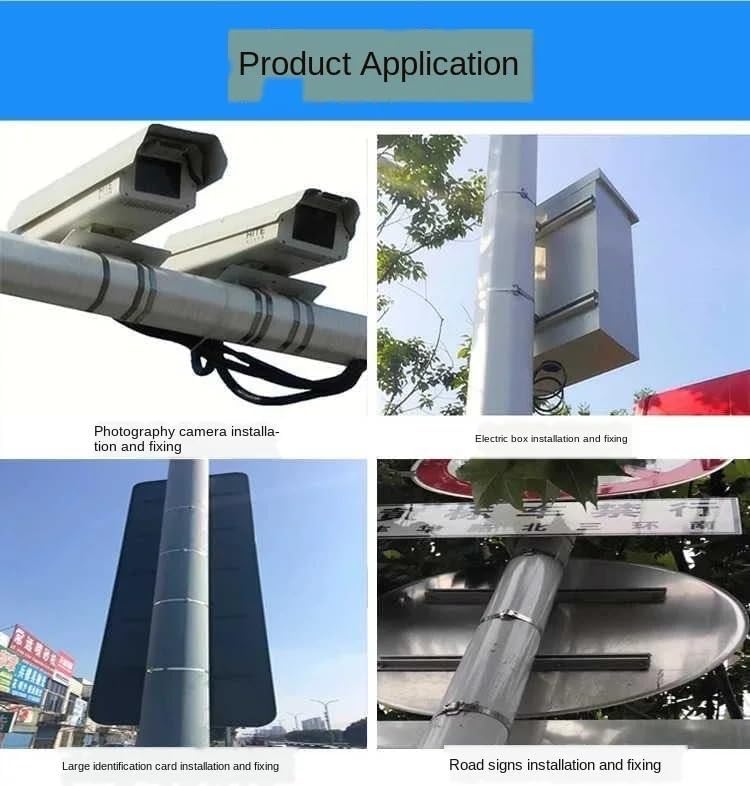 Metal Cable Ties with, Stainless Steel Ca 304Material Stainless Steel Metal Cable Ties Tie Zip Wrap Exhaust Heat Straps Induction Pipe Cable Tie Shovels & Rope(4.6-100mm)