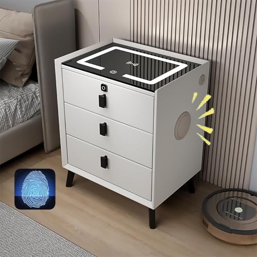 Table de chevet bluetooth et LED pour créer une ambiance cocooning dans votre chambre moderne