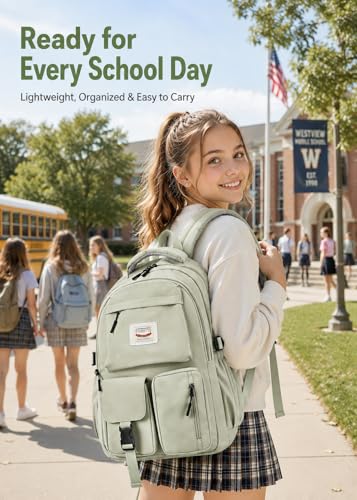 FIORETTO Lightweight School Backpack