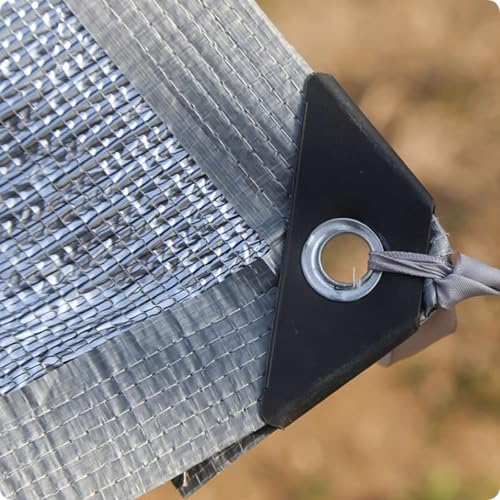 Malla reflectante de aluminio para proteger plantas del calor del sol 4