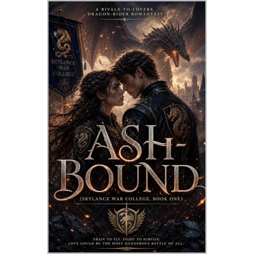 Ash-Bound (Skylance War College, Book One): A Rivals-to-Lovers Dragon-Rider Romantasy Audiolibro Por Elara Ashborne arte de p