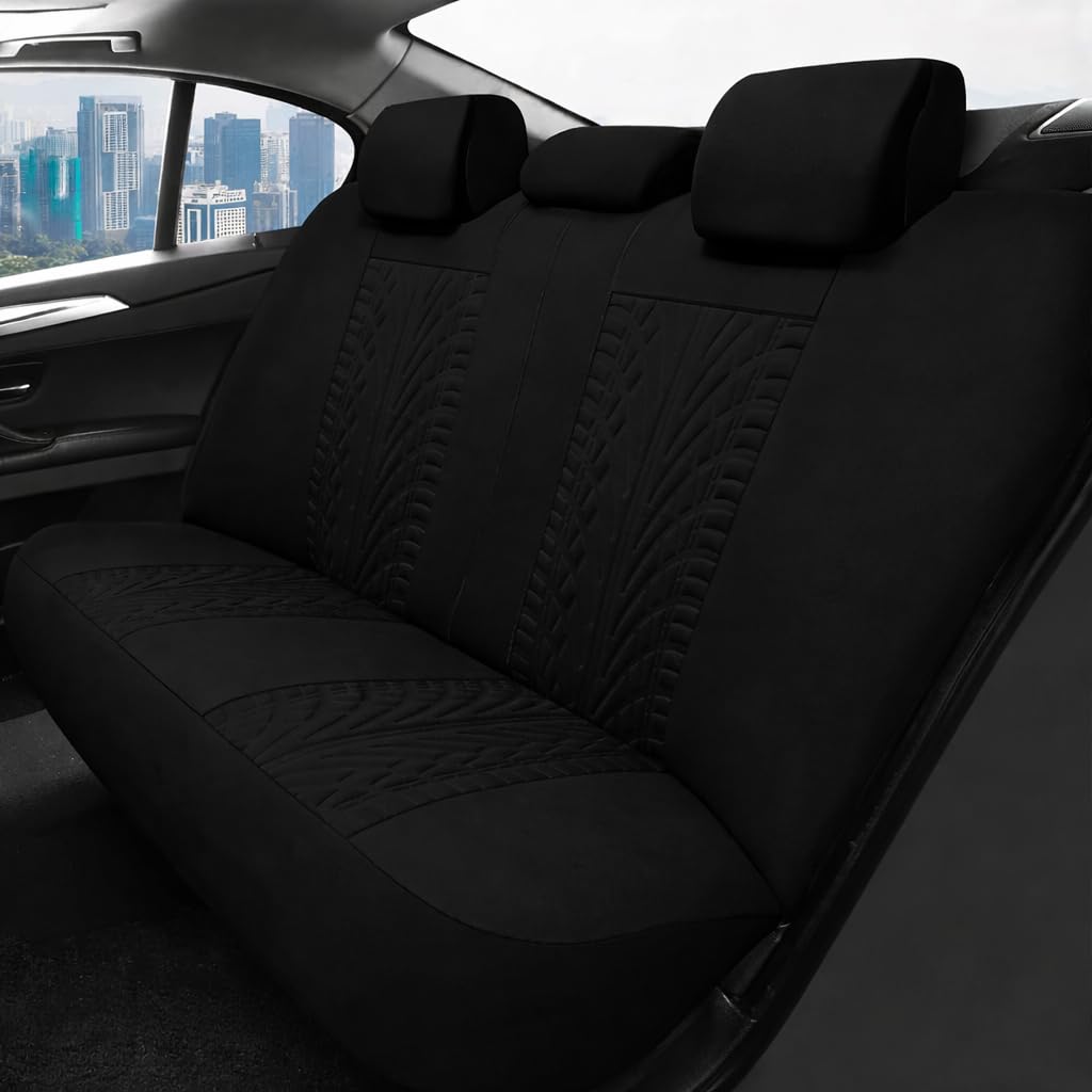 Coprisedili Auto per Ford C-Max 2010 2011 2012 2013 2014 2015, Coprisedile Auto Anteriori e Posteriori Copri Sedile Auto Confortevole Traspirante Compatibile con Airbag,C Black