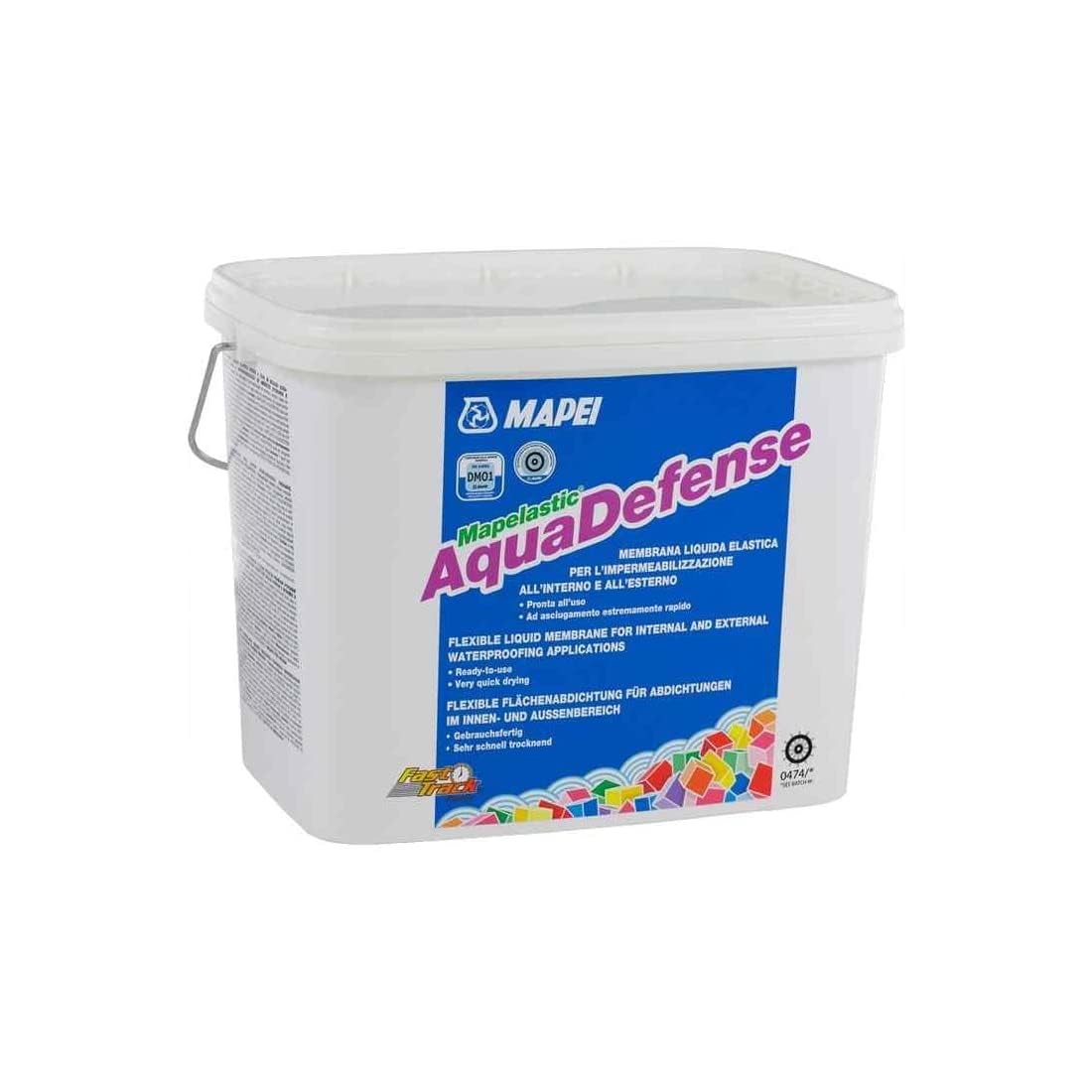 Membrana liquida impermeabilizzante Mapelastic Aquadefense Mapei - Confezione: 15Kg | Confezione: 15Kg