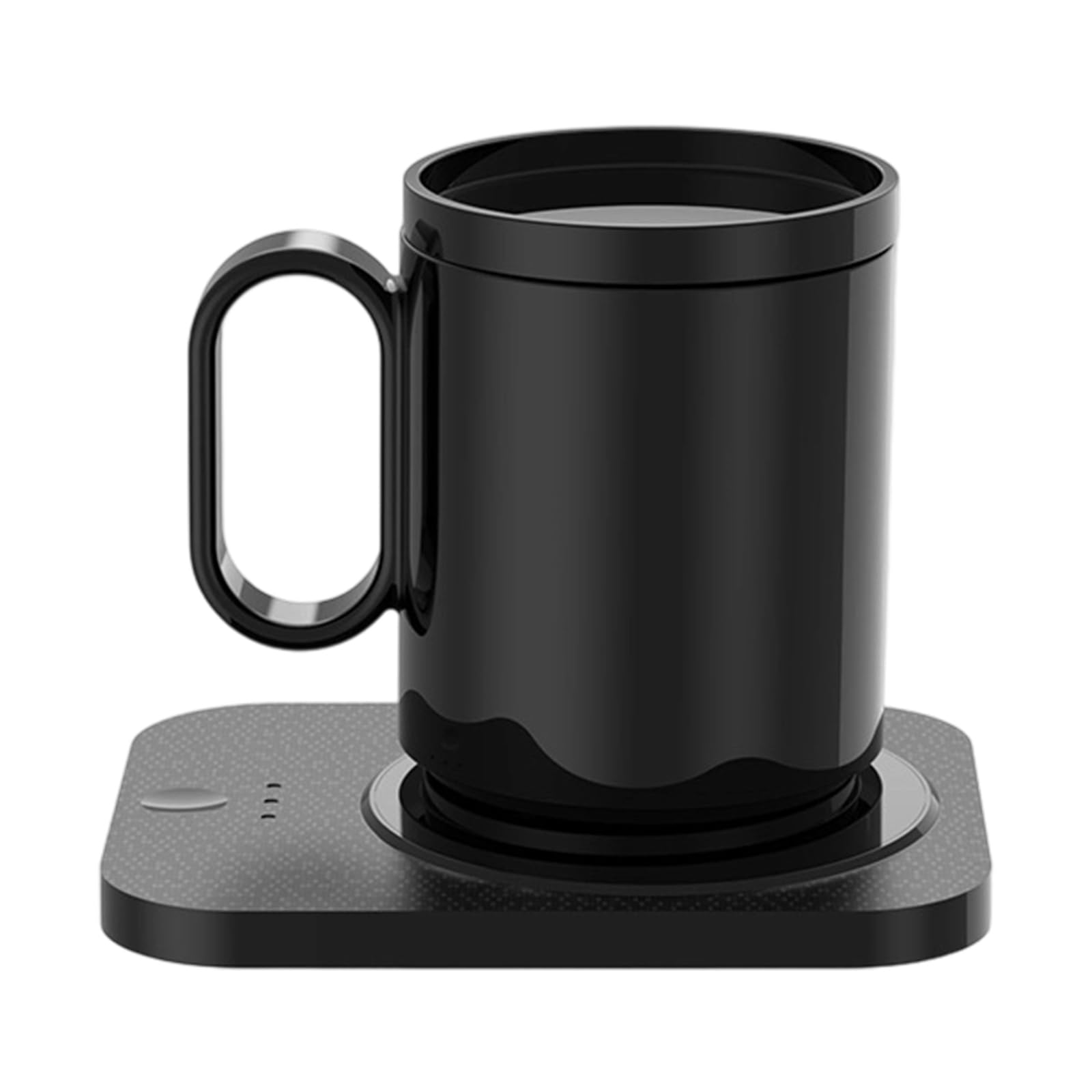 Buxuaaaa Mug Warmer Heating Temperature Coffee Cup Warmer for Desk 3 Temp Settings with Ceramic Cup Electric Beverage Ceramic Mug Heating Pad for
