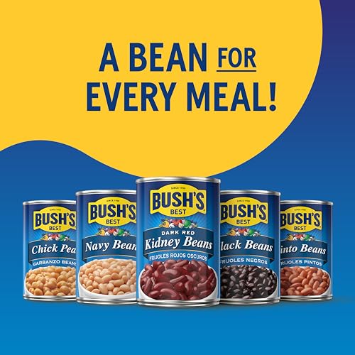 Image of BUSH'S BEST 16 oz Canned Baby Butter Beans, Source of Plant Based Protein and Fiber, Low Fat, Gluten Free, (Pack of 12)