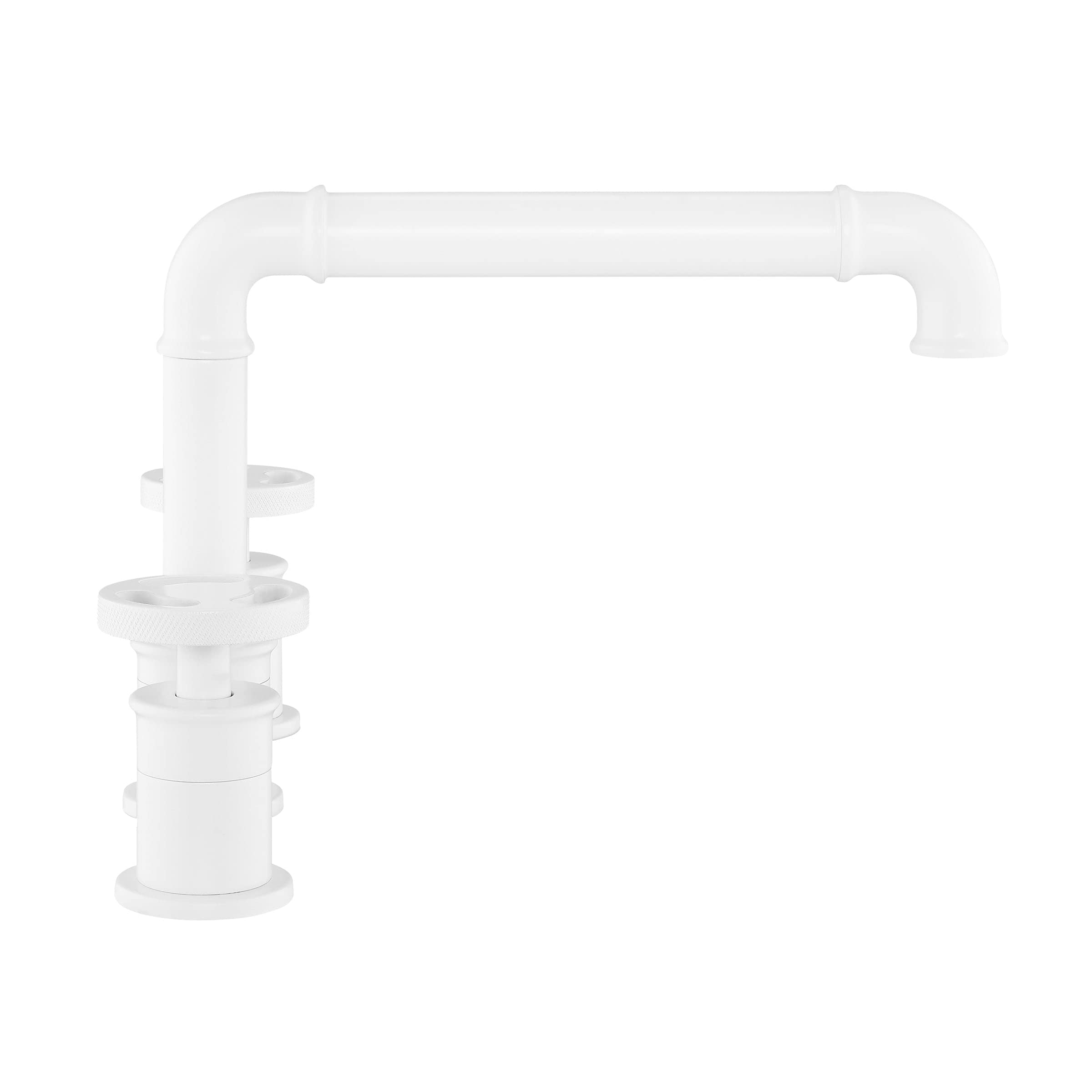 Swiss Madison SM-BF82MW Avallon 8 in. Widespread, 2-Handle Wheel, Bathroom Faucet in Matte White