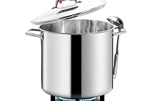 HOMICHEF 24 Quart Large Stainless Steel Stock Pot - The King of Your Kitchenware Collection
